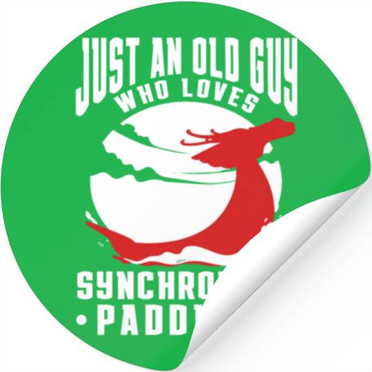 Funny Dragon Boat Racing Stickers