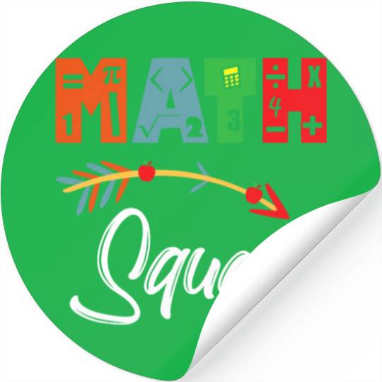 Math Squad Math Teacher Appreciation Stickers