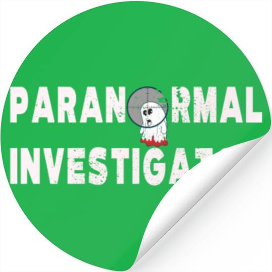 Ghost Hunting Paranormal Investigator Stickers
