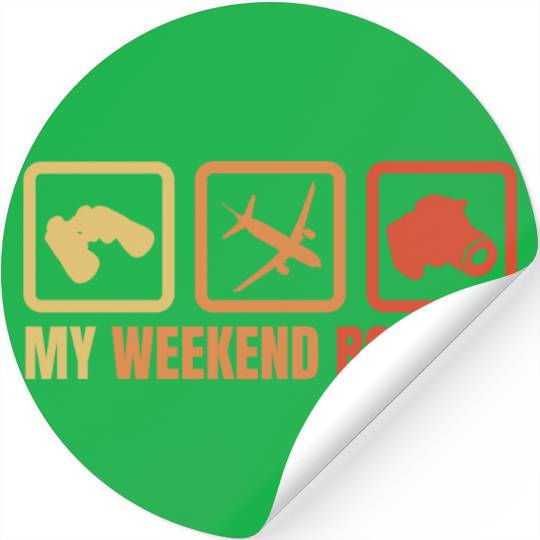 My Weekend Routine Stickers