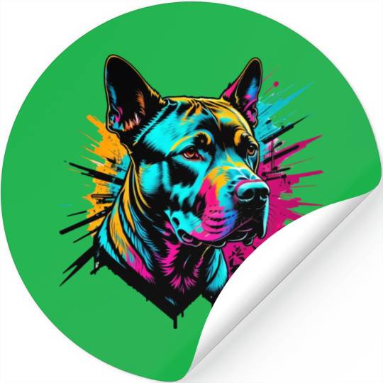 I LOVE MY DOG Stickers