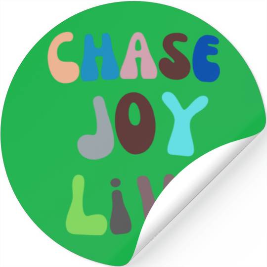 Chase Joy Live - Let Happiness Blossom with Every Stickers