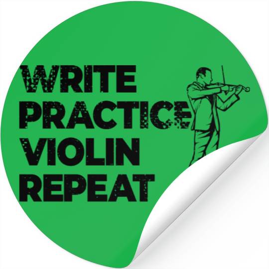 Motivational Violin Saying Stickers