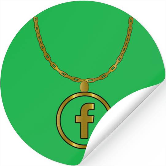 Facebook necklace Stickers