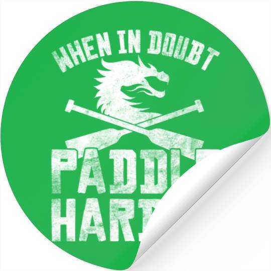 Funny Dragon Boat Racing Stickers