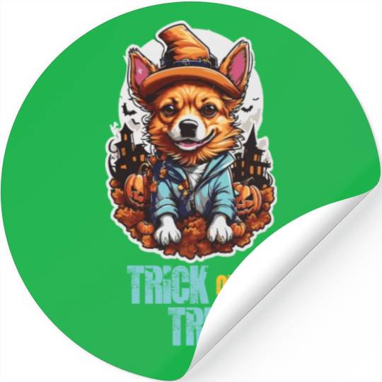 Detactive puppy -Happy Halloween Stickers