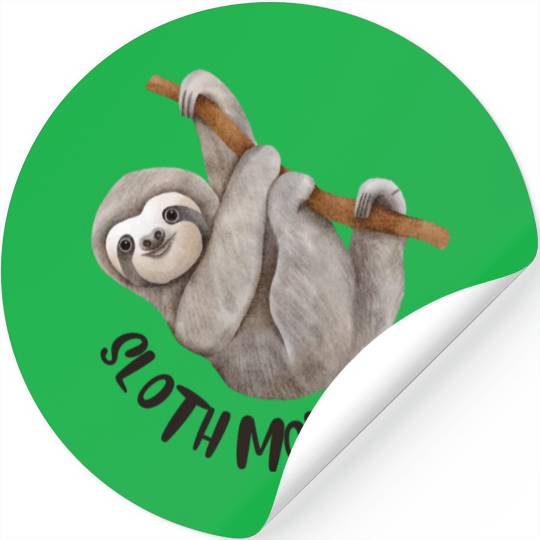 Sloth Mode Stickers
