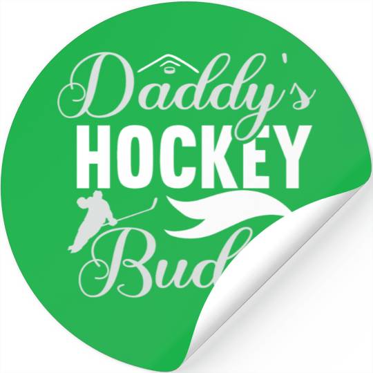 Daddy s Hockey Buddy Stickers