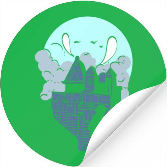 Horror House Halloween Fan Gift Stickers