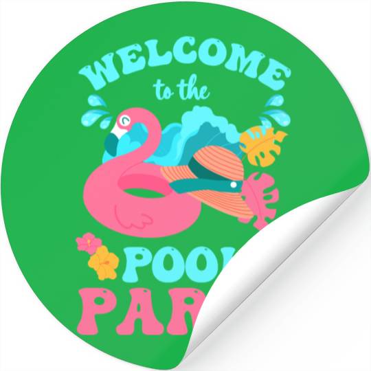 Party Party Monster Vacation Cool Stickers