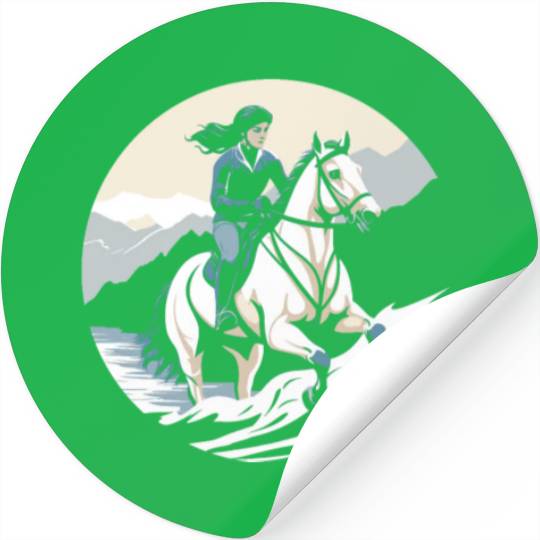 Horse Riding Endurance Riding Stickers
