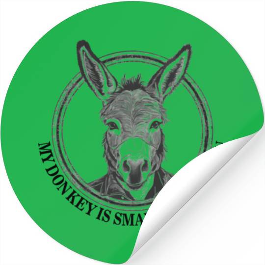 Funny Donkey Lover Slogan Stickers