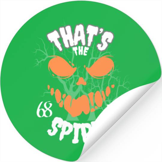 Scary and cool, that's the spirit Stickers