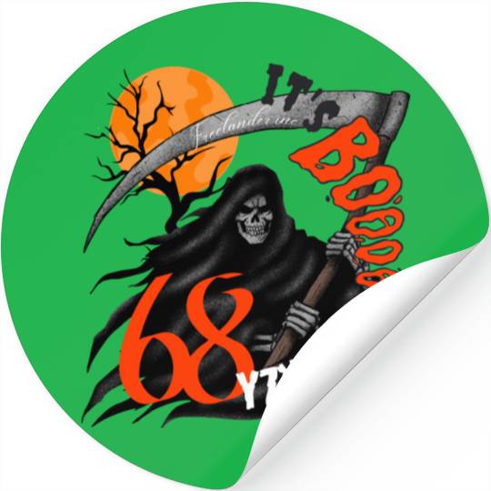 Grim reaper, creepy halloween Stickers
