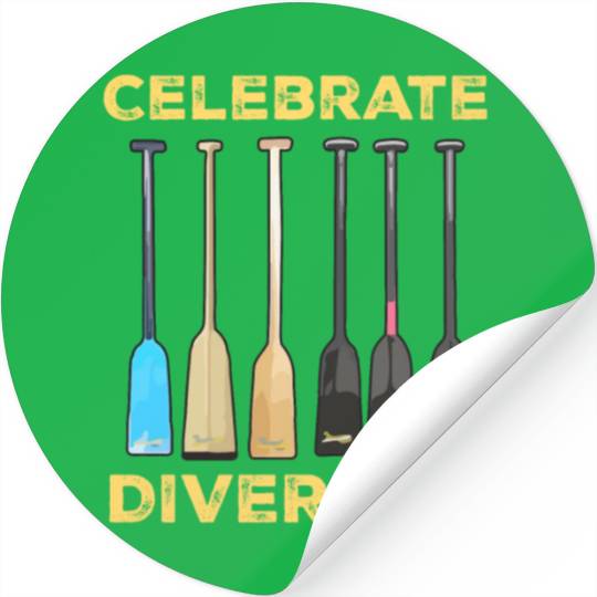 Funny Dragon Boat Racing Paddle Stickers