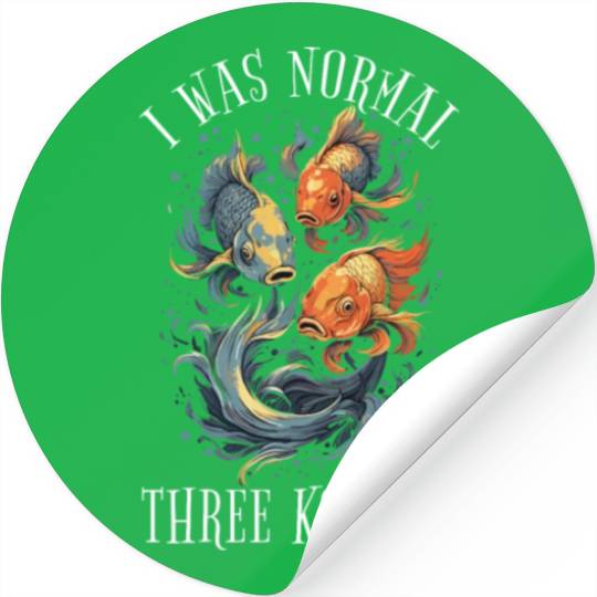 Koi Fish Koi Carp Japanese Koi Garden-Pond funny Stickers