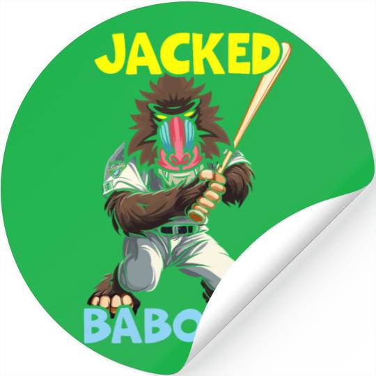 Baboon Monkey Lover Wildlife Animal Zookeeper Stickers