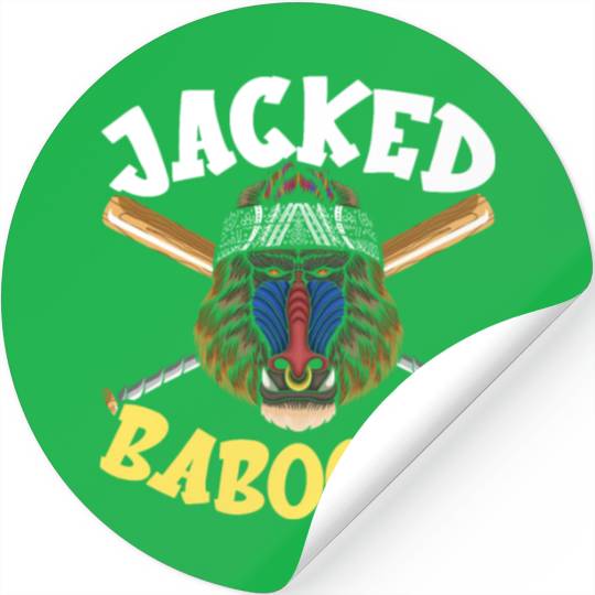 Baboon Monkey Lover Wildlife Animal Zookeeper Stickers