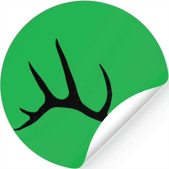 Elk Antler Shed Hunters Stickers