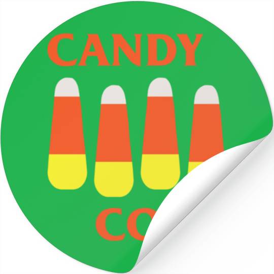 Candy Corn Punk Stickers