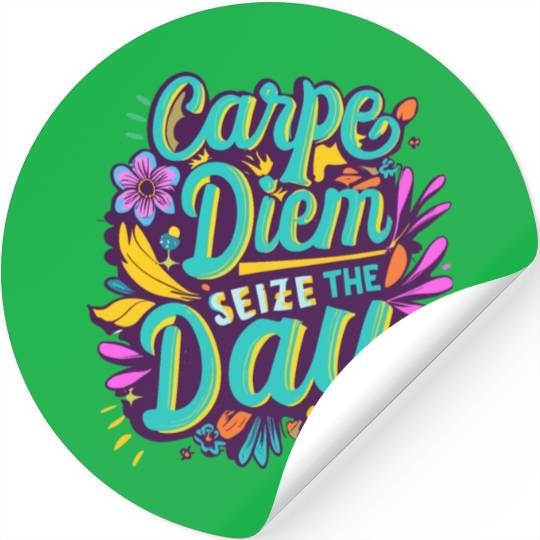 Carpe diem Stickers