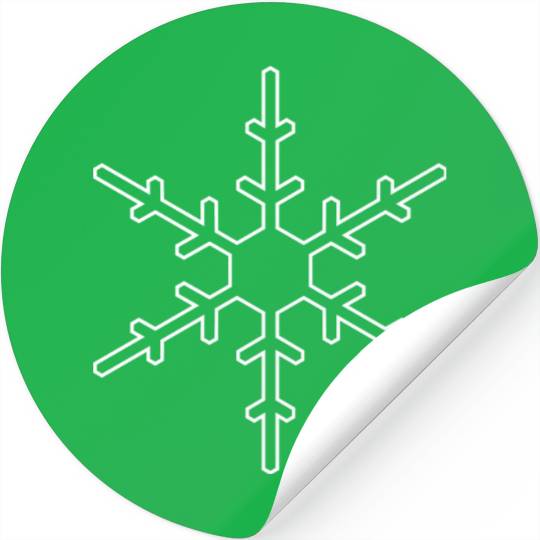 Snowflake Winter Stickers