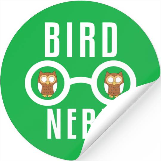 Bird Nerd Stickers