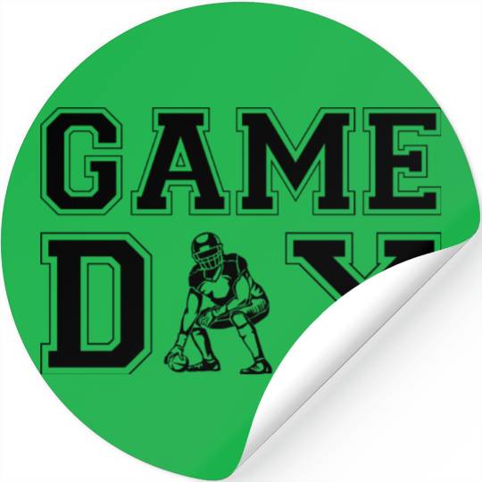 Game Day for Men Women Football Sunday Funday Stickers