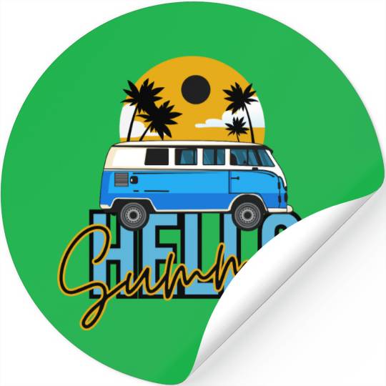 Hello Summer Stickers