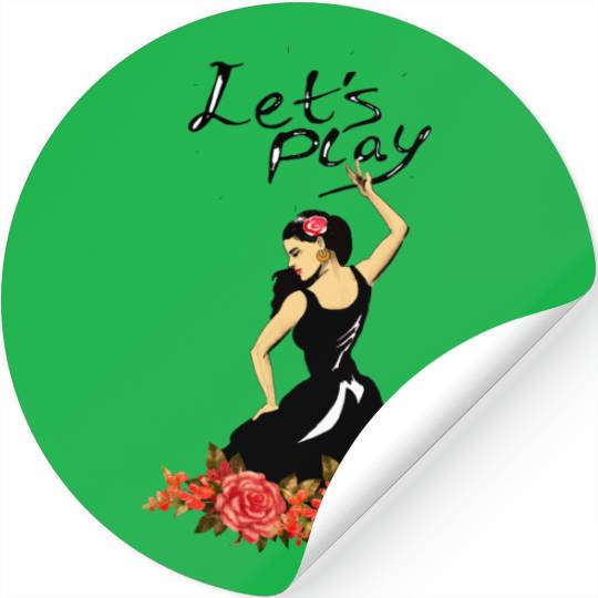 Black dancer Stickers