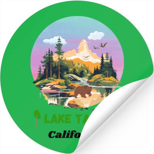 Lake Tahoe California Stickers