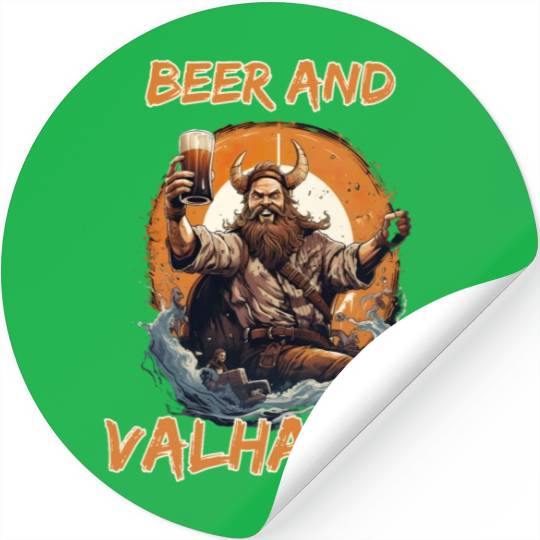 Viking World Tour Vikings Valhalla Odin for a Men Stickers