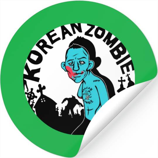 Korean Zombie - Design de Combattant Coréen MMA Stickers