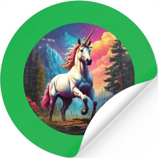 Rainbow Unicorn Stickers