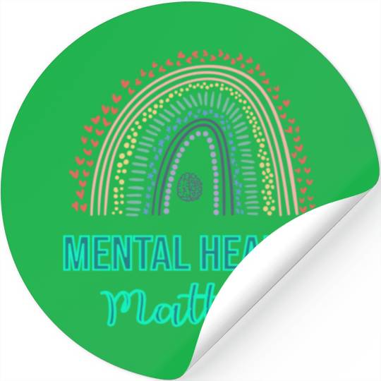 Mental Health matters design Stickers