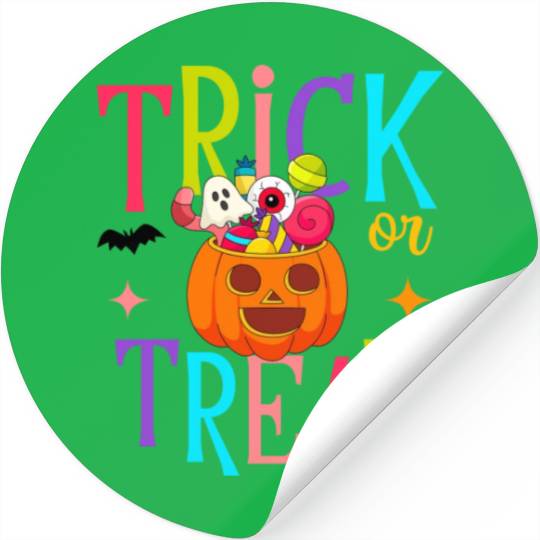 TRICK OR TREAT Stickers