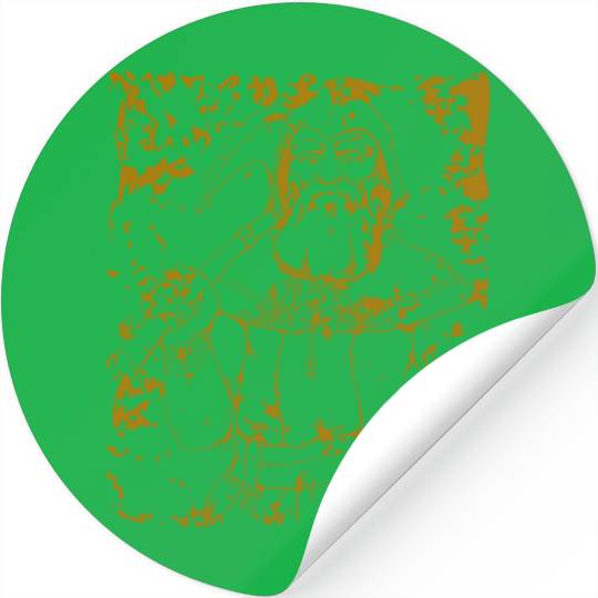 Viking Warrior With Axe Stickers