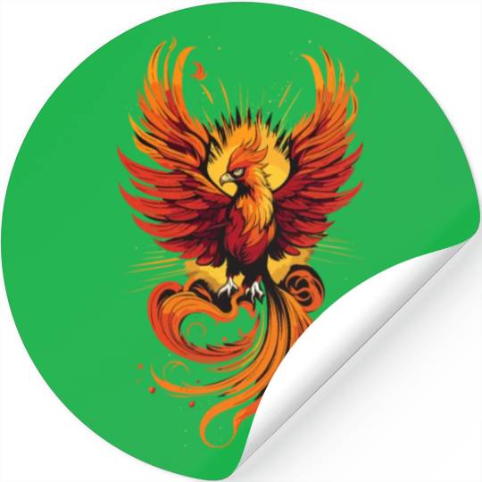 Phoenix bird - Ancient Greek Mythology Stickers
