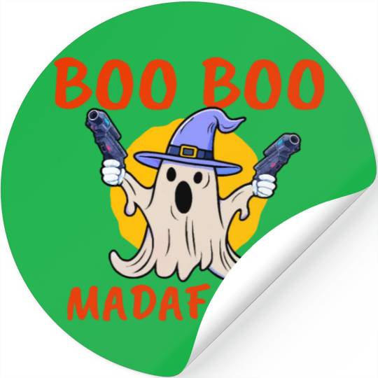 Boo Boo Madafakas , Funny Halloween Ghost Stickers