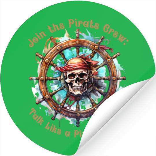 Join the Pirate Crew Stickers