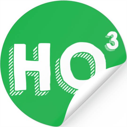 Ho Ho Ho Ho Cube Stickers