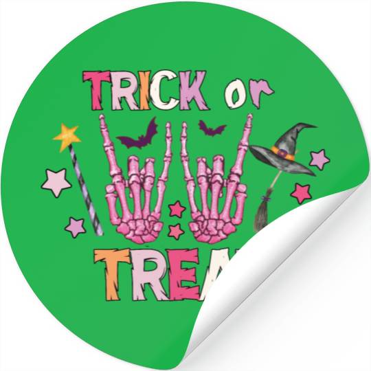 TRICK OR TREAT Stickers