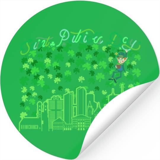 Saint Patrick's Day Munich Germany Stickers