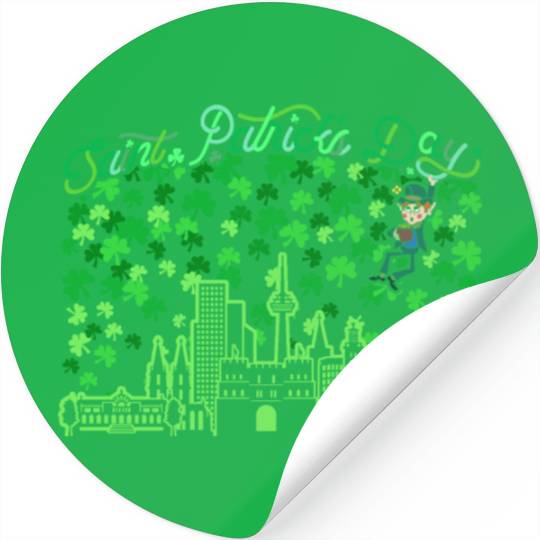 Saint Patrick's Day Cologne Germany Stickers