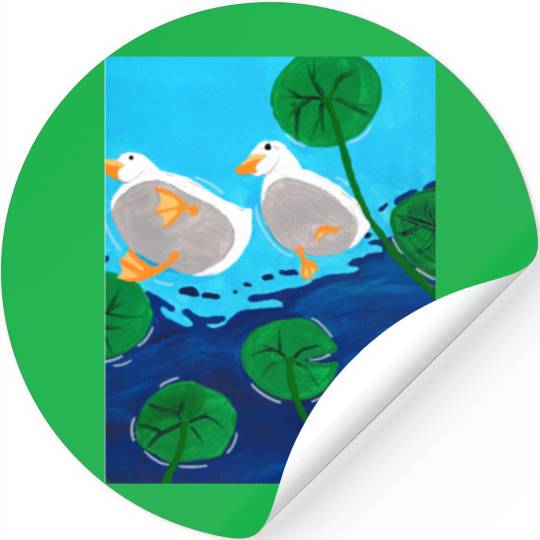 Duck Pond Stickers