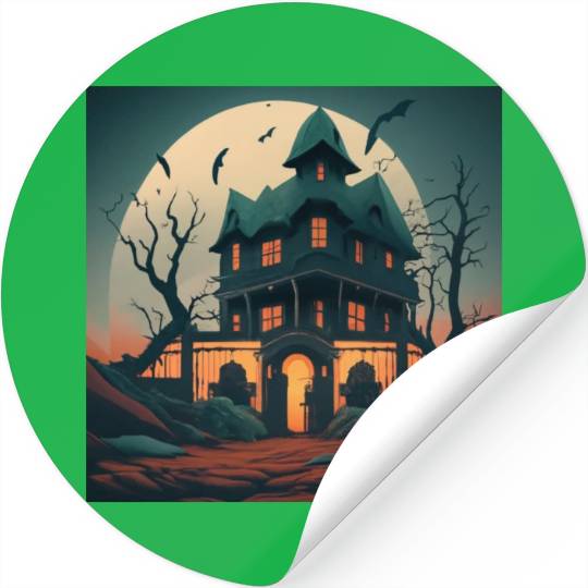 Haunted House Stickers