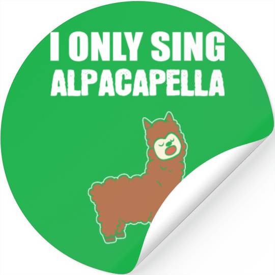 Alpacapella Orchestra Member Gift Stickers