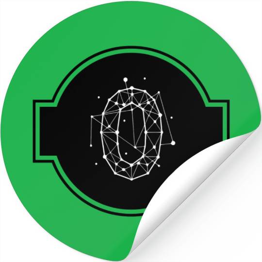 Space Number 0 - Zero Stickers