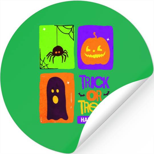 Halloween Trick Or Treat Stickers