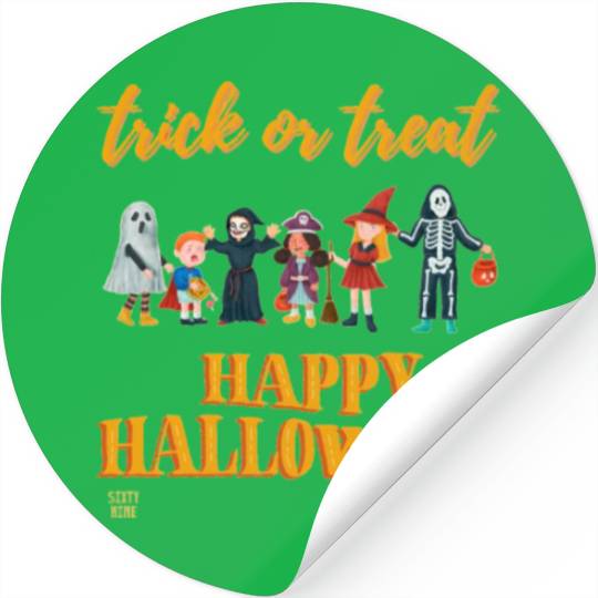 TRICK OR TREAT Stickers